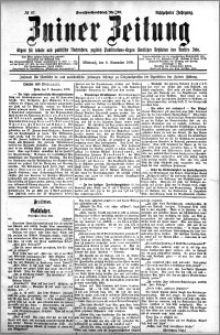 Zniner Zeitung 1905.11.08 R.18 nr 87