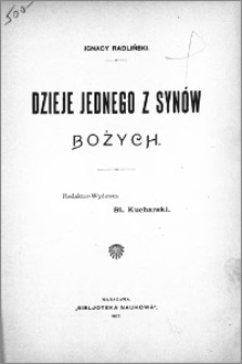 Dzieje jednego z synów bożych