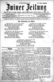 Zniner Zeitung 1906.01.27 R.19 nr 8