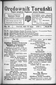 Orędownik Toruński 1929, R. 6, nr 23