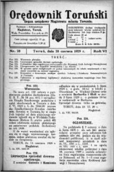 Orędownik Toruński 1929, R. 6, nr 28