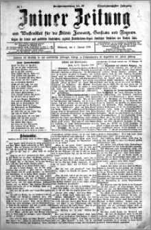 Zniner Zeitung 1908.01.01 R. 21 nr 1