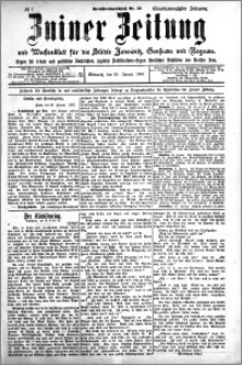 Zniner Zeitung 1908.01.22 R. 21 nr 7