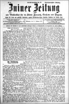 Zniner Zeitung 1908.02.19 R. 21 nr 15