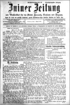 Zniner Zeitung 1908.04.01 R. 21 nr 27
