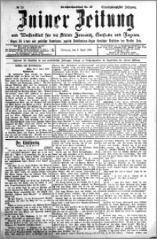 Zniner Zeitung 1908.04.08 R. 21 nr 29