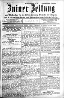 Zniner Zeitung 1908.04.15 R. 21 nr 31