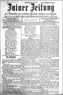 Zniner Zeitung 1908.04.19 R. 21 nr 32