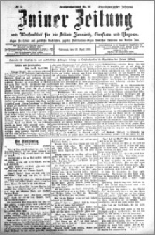 Zniner Zeitung 1908.04.22 R. 21 nr 33