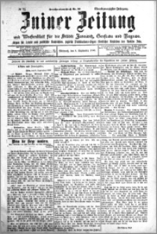 Zniner Zeitung 1908.09.09 R. 21 nr 72