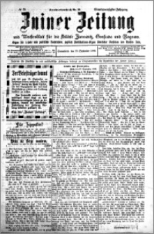 Zniner Zeitung 1908.09.19 R. 21 nr 75