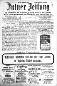 Zniner Zeitung 1908.10.10 R. 21 nr 81