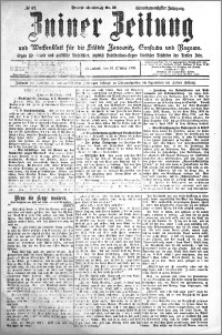 Zniner Zeitung 1908.10.31 R. 21 nr 87
