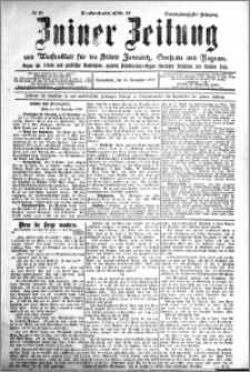 Zniner Zeitung 1908.11.14 R. 20 nr 91