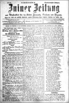 Zniner Zeitung 1908.12.30 R. 20 nr 104