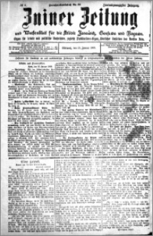 Zniner Zeitung 1909.01.13 R. 22 nr 4