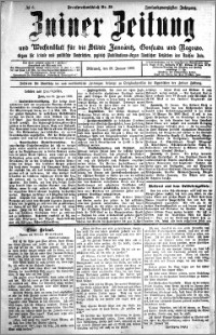 Zniner Zeitung 1909.01.20 R. 22 nr 6