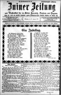 Zniner Zeitung 1909.01.27 R. 22 nr 8