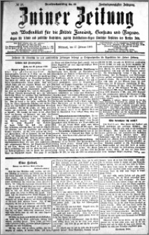 Zniner Zeitung 1909.02.17 R. 22 nr 14