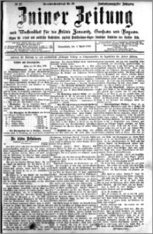 Zniner Zeitung 1909.04.03 R. 22 nr 27