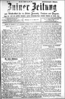 Zniner Zeitung 1909.04.14 R. 22 nr 30