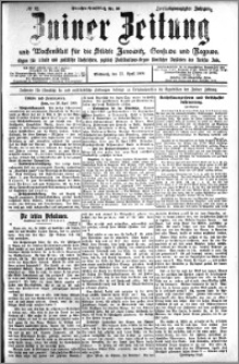 Zniner Zeitung 1909.04.21 R. 22 nr 32