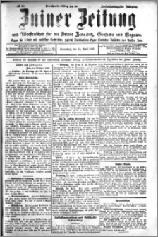 Zniner Zeitung 1909.04.24 R. 22 nr 33
