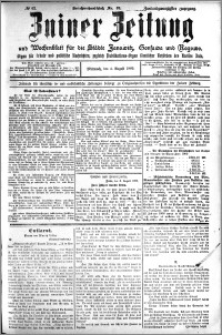 Zniner Zeitung 1909.08.04 R. 21 nr 62