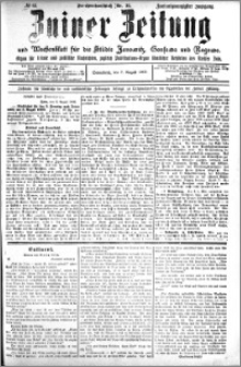 Zniner Zeitung 1909.08.07 R. 22 nr 63