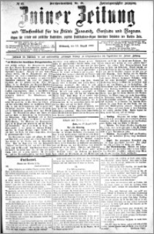 Zniner Zeitung 1909.08.18 R. 22 nr 66