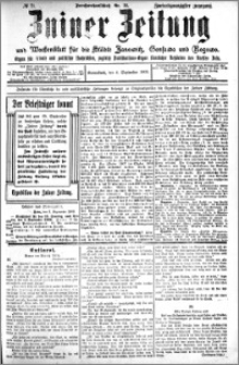 Zniner Zeitung 1909.09.04 R. 22 nr 71