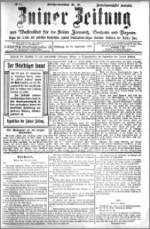 Zniner Zeitung 1909.09.22 R. 22 nr 76