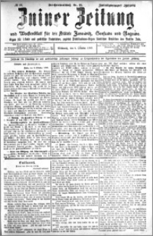 Zniner Zeitung 1909.10.06 R. 22 nr 80