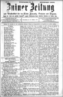 Zniner Zeitung 1909.10.23 R. 22 nr 85