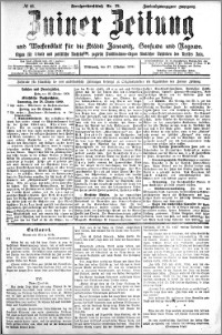 Zniner Zeitung 1909.10.27 R. 22 nr 86