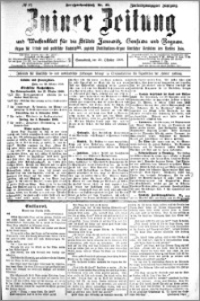 Zniner Zeitung 1909.10.30 R. 22 nr 87