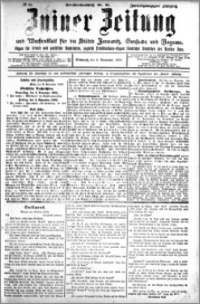 Zniner Zeitung 1909.11.03 R. 21 nr 88