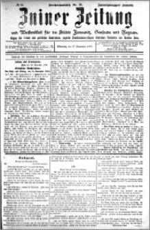 Zniner Zeitung 1909.11.17 R. 22 nr 92