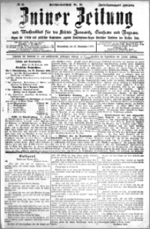 Zniner Zeitung 1909.11.27 R. 22 nr 95