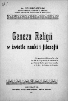 Geneza religii w świetle nauki i filozofii