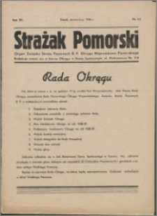 Strażak Pomorski 1938, R. 12 nr 1/2