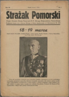 Strażak Pomorski 1938, R. 12 nr 3