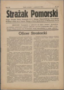 Strażak Pomorski 1938, R. 12 nr 9/10