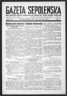 Gazeta Sępoleńska 1937, R. 11, nr 29