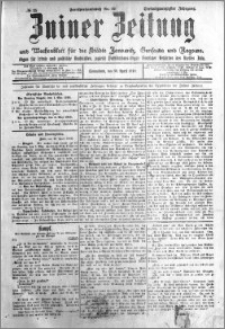 Zniner Zeitung 1910.04.30 R. 23 nr 35