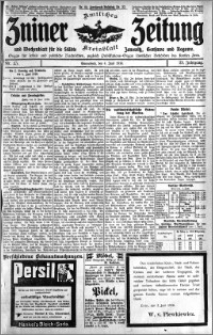 Zniner Zeitung 1910.06.04 R. 22 nr 45