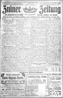 Zniner Zeitung 1910.08.13 R. 23 nr 65