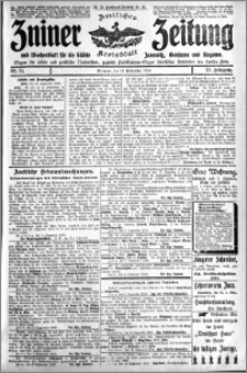 Zniner Zeitung 1910.09.14 R. 23 nr 74