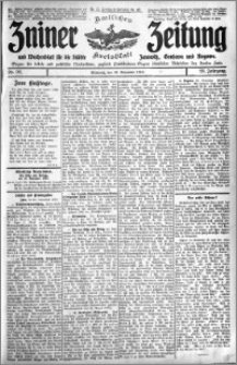 Zniner Zeitung 1910.11.16 R. 22 nr 92