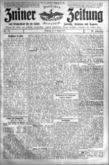 Zniner Zeitung 1911.08.02 R. 24 nr 61